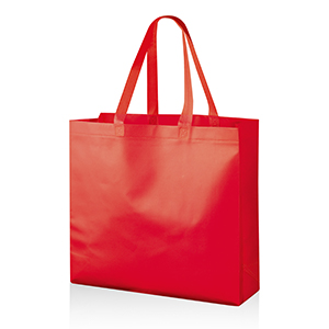 Shopper spesa personalizzata tnt laminato cm 40x35x12 Legby S'Bags GIFU M20070 - Rosso