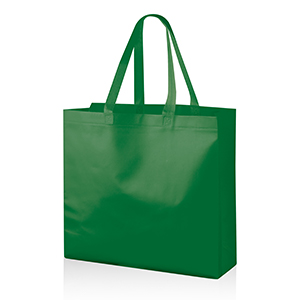 Shopper spesa personalizzata tnt laminato cm 40x35x12 Legby S'Bags GIFU M20070 - Verde Scuro