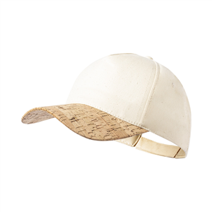 Cappellino baseball personalizzato in cotone organico 5 pannelli VACHIR MKT1033 - Neutro