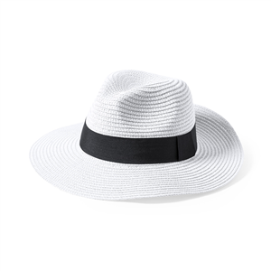 Cappello sombrero personalizzato in materiale sintetico TEILOR MKT1038 - Bianco
