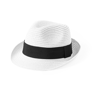 Cappello sombrero personalizzato in materiale sintetico RANYIT MKT1039 - Bianco