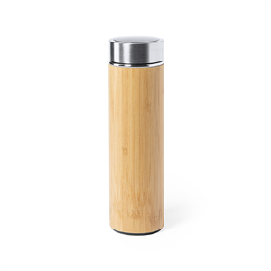 Thermos personalizzato in bamboo e acciaio 500 ml DOLINIX MKT1055 - Neutro