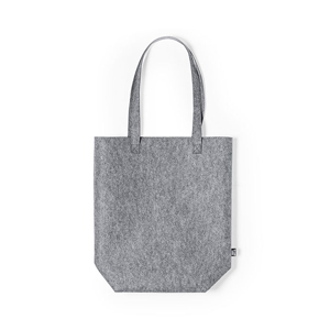 Shopper ecologica in feltro di rpet cm 40x42x15 BIGGY MKT1250 - Grigio