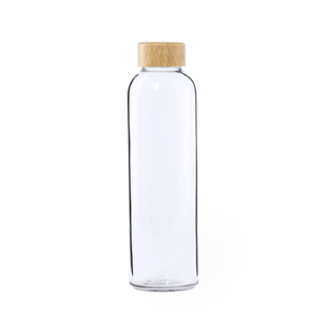 Bottiglia in vetro per sublimazione con tappo in legno 500 ml YONSOL MKT1260 - Neutro