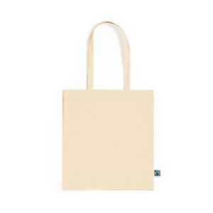 Shopper personalizzata in cotone 180gr cm 38x42x12 ELATEK FAIRTRADE MKT1266 - Naturale