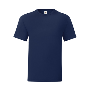 T-Shirt personalizzata uomo in cotone 150 gr Fruit of the Loom ICONIC MKT1324 - Blu Navy