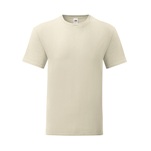 T-Shirt personalizzata uomo in cotone 150 gr Fruit of the Loom ICONIC MKT1324 - Naturale