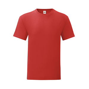T-Shirt personalizzata uomo in cotone 150 gr Fruit of the Loom ICONIC MKT1324 - Rosso