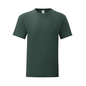 T-Shirt personalizzata uomo in cotone 150 gr Fruit of the Loom ICONIC MKT1324 - Verde Scuro