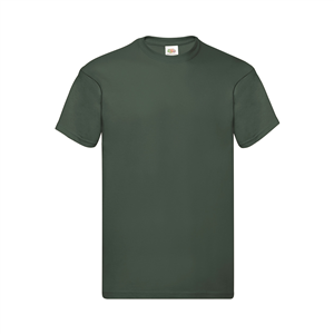 Maglietta promozionale uomo in cotone 150 gr Fruit of the Loom ORIGINAL T MKT1333 - Verde Scuro
