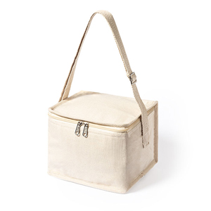 Borsa frigo con porta pranzo in cotone PARUM MKT1403 - Naturale