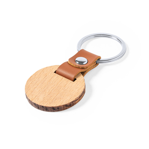 Portachiavi personalizzabile in legno MAPPETS MKT1411 - Cerchio