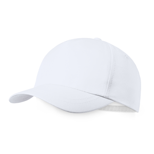 Cappellino bimbo personalizzato in rpet 5 pannelli RICK MKT1534 - Bianco