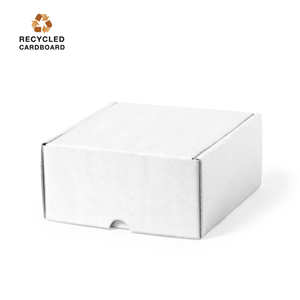 Scatola da regalo in cartone riciclato FISSUR MKT1550 - Bianco