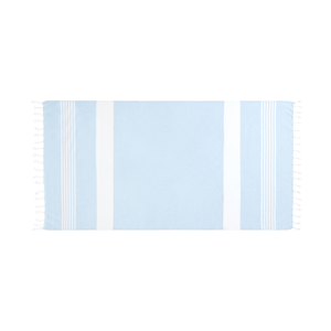 Telo fouta in cotone cm 170x90 VEDANT MKT1601 - Azzurro