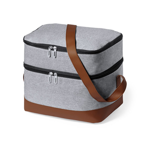 Borsa frigo a 2 scomparti in rpet CHANDAK MKT1736 - Grigio