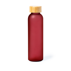 Bottiglia in vetro con tappo in legno 500 ml ESKAY MKT1811 - Rosso