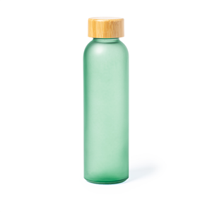 Bottiglia in vetro con tappo in legno 500 ml ESKAY MKT1811 - Verde