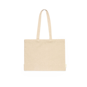 Shopper ecologica in cotone riciclato 240gr cm 45x35x14 FRAMOS MKT1816 - Naturale