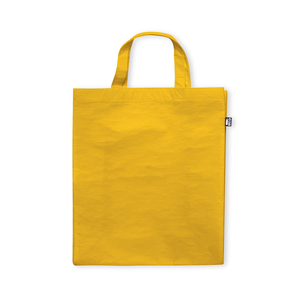 Shopper ecologica in rpet laminato cm 35x40x15 OKADA MKT1826 - Giallo