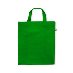 Shopper ecologica in rpet laminato cm 35x40x15 OKADA MKT1826 - Verde