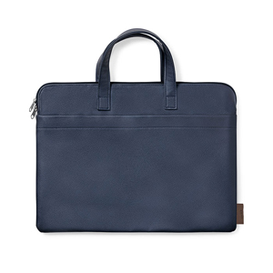 Borsa portadocumenti uomo in pelle rigenerata POIREL MKT1852 - Blu Navy