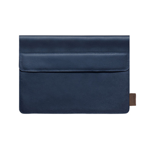 Custodia per laptop in pelle riciclata KROLL MKT1853 - Blu Navy