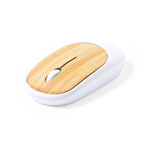 Mouse bluetooth personalizzato in bamboo e ABS DIGUAN MKT1956 - Neutro