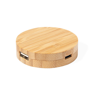 HUB USB in bamboo LASIAR MKT1986 - Neutro