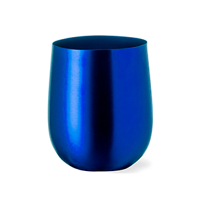 Bicchiere personalizzato in alluminio da 480 ml AMELY MKT20212 - Blu