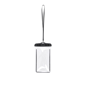 Custodia portacellulare personalizzata LOGAN, impermeabile e touch screen MKT21635 - Nero