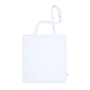 Shopper poliestere antibatterico personalizzabile cm 37x41 MAXCRON MKT2607 - Bianco