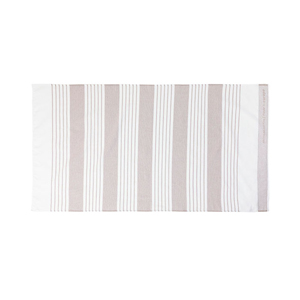 Telo fouta 80x150 cm in cotone riciclato e poliestere PLIVEX MKT2638 - Marrone