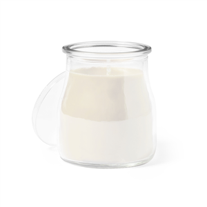 Candela aromatica in vetro SAICER MKT2702 - Bianco