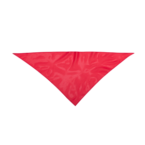 Bandana personalizzata triangolare personalizzata in poliestere PLUS MKT3029 - Rosso