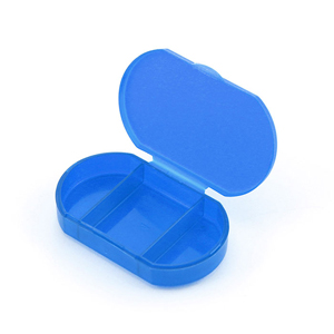 Porta pillole 3 scomparti TRIZONE MKT3283 - Blu