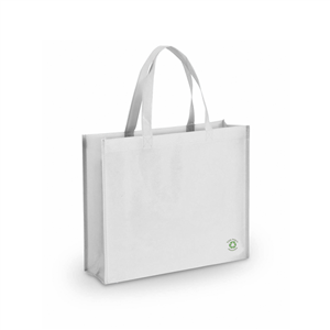 Shopper riutilizzabile personalizzata tnt laminato cm 40x35x11.5 FLUBBER MKT3306 - Bianco