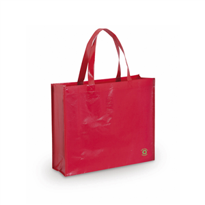 Shopper riutilizzabile personalizzata tnt laminato cm 40x35x11.5 FLUBBER MKT3306 - Rosso