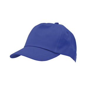 Cappellino bambino in cotone 5 pannelli SPORTKID MKT3329 - Blu