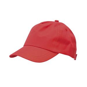 Cappellino bambino in cotone 5 pannelli SPORTKID MKT3329 - Rosso