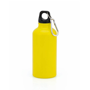 Borraccia alluminio personalizzata 400 ml MENTO MKT3384 - Giallo