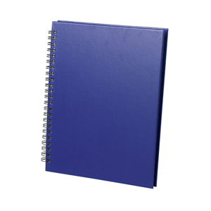 Quaderno a spirale con copertina in cartone riciclato in formato A5 GULLIVER MKT3389 - Blu