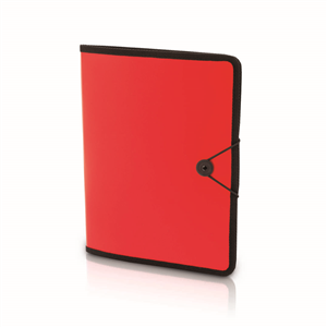Cartelletta porta documenti con elastico con blocco incluso COLUMBYA MKT3519 - Rosso