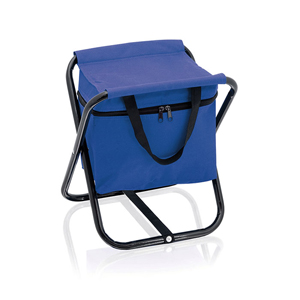 Sgabello pieghevole con borsa termica XANA MKT3571 - Blu