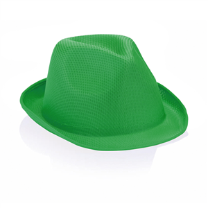 Cappello personalizzato per feste in paglia di poliestere BRAZ MKT3575 - Verde