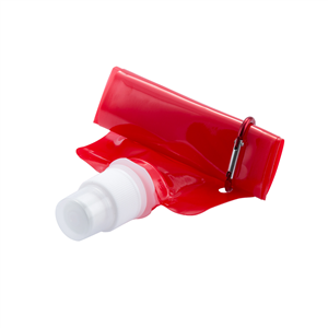 Borraccia pieghevole 400 ml BOXTER MKT3584 - Rosso