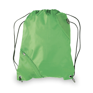 Sacca personalizzata con tasca angolare e uscita per auricolari FITER MKT3630 - Verde