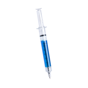 Penna personalizzata a forma di siringa MEDIC MKT3708 - Blu