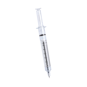 Penna personalizzata a forma di siringa MEDIC MKT3708 - Trasparente