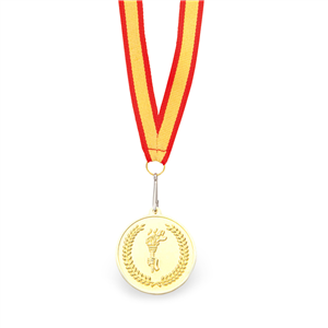 Medaglia in metallo finitura oro CORUM MKT3743 - Spagna - Oro